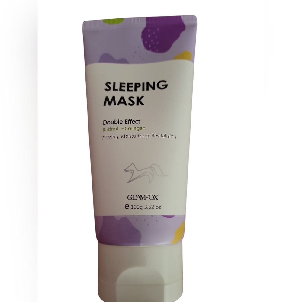 glamfox Lavender Double Effect Sleeping Mask Retinol + Collagen